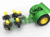 Pulling tractor with 5 engines V8 Version 5 Scale 1:25-1