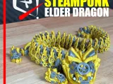 Steampunk Dragon Elder — The Seamless Clockwork Legend-1