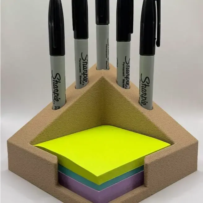 Post-It Sticky Note Sharpie Marker Holder
