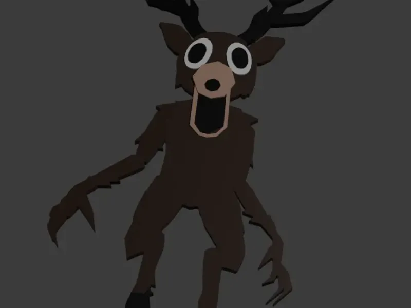 2D Wendigo/Deer 99 Nights In The Forest