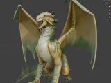 D&D Bronze Dragon Miniature-3