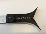 Caliper Attachment for measuring corner radii (radiuses)-1