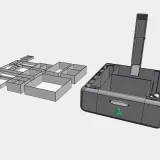 XXL K2 Base with waste drawer / tool drawer / waste chute !