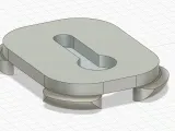 IKEA Bastis Hook dog butt wall hanger mounting plate-2