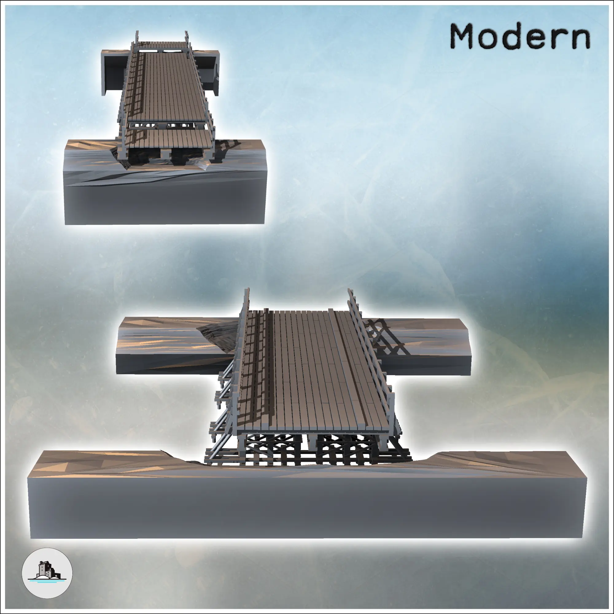 Other STL Download - Neerpelt Joe's Bridge No.9 (Lommel, Belgium ...