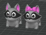 Flexi Mini Articulating Racoon-1