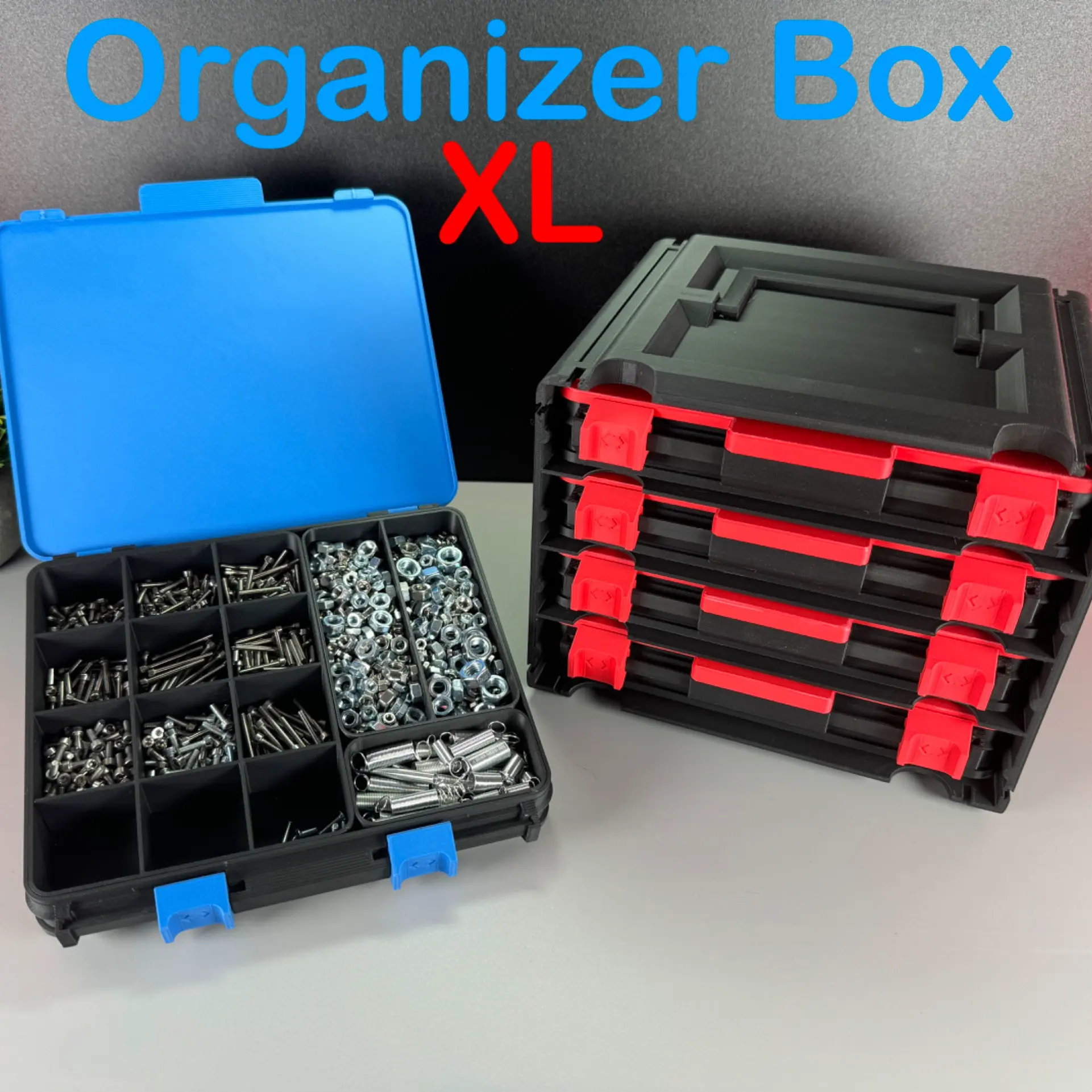 3d Printer Files 3mf File Organizer Box Xl Creality Cloud