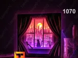 Cat window in the city V2 shadow box-0