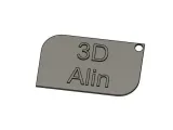 My first personalized keychain-0