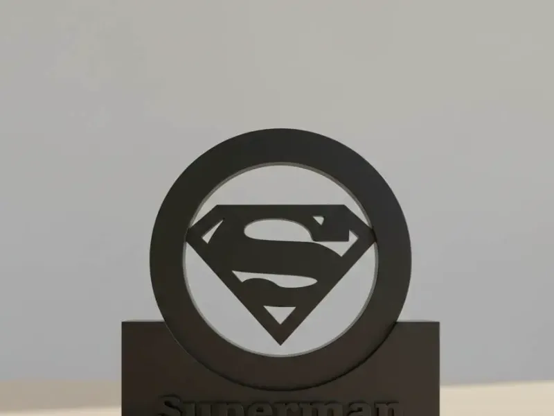 Superman Desk Plaque