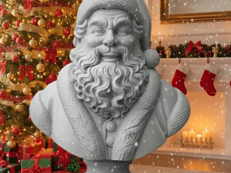 Buste du Père Noël