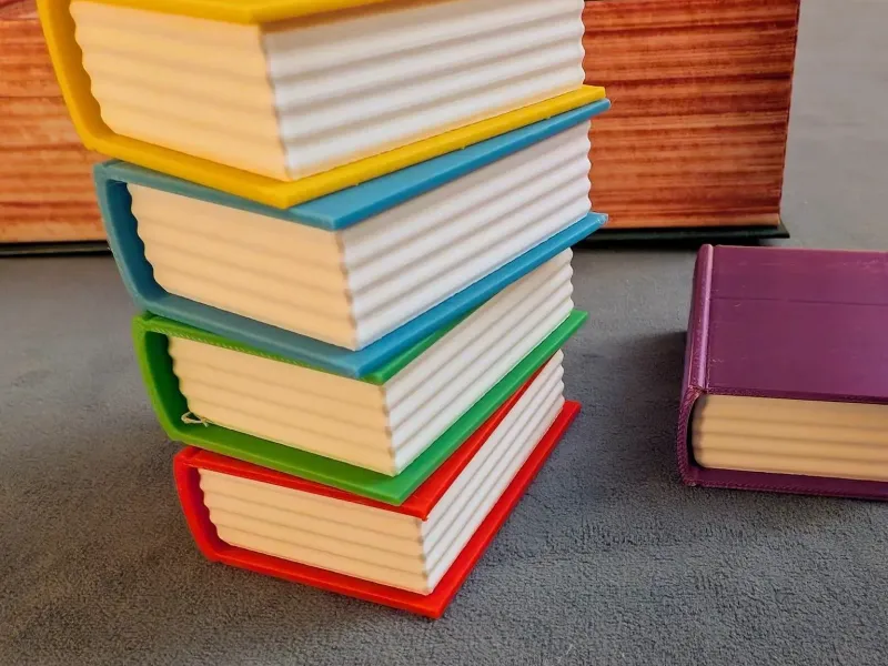 Место для всех моих книг - Коробки-книги для жетонов игроков