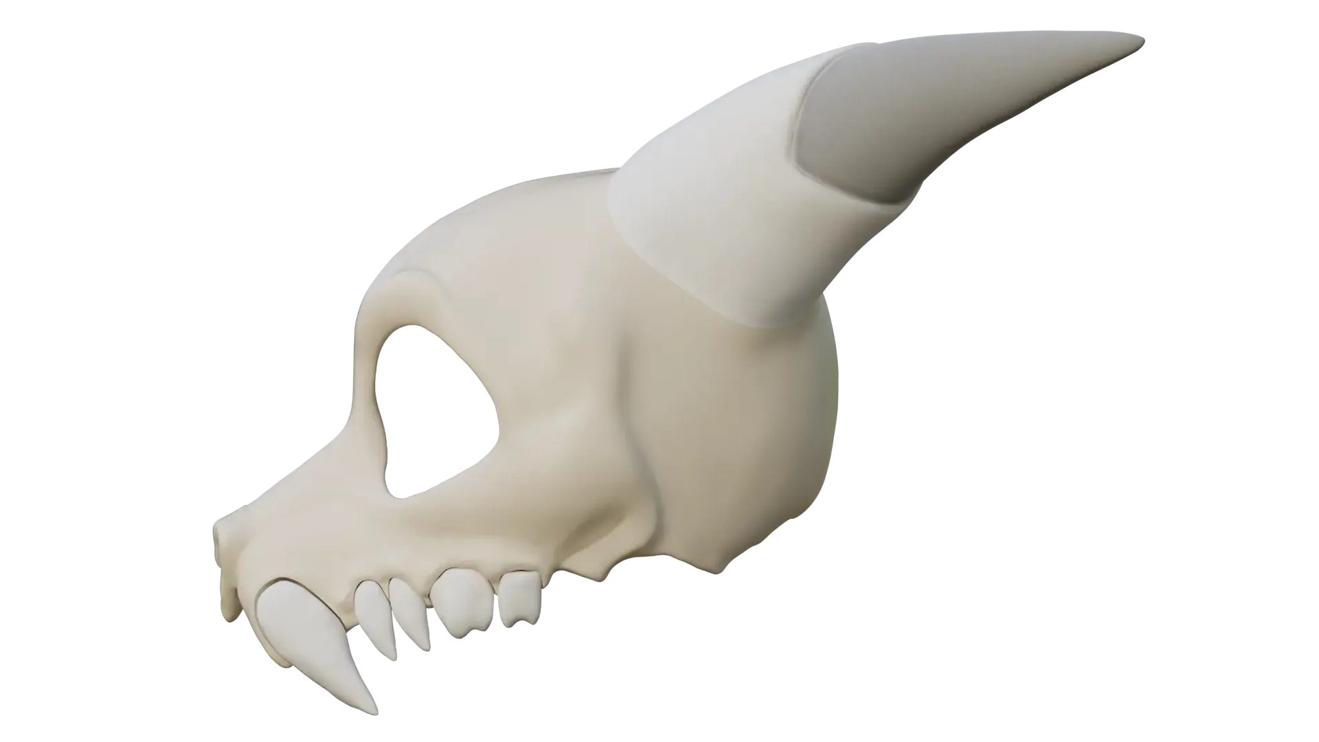 King Clawthorne mask (bone helmet) - The Owl House (2020)
