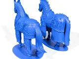 Horses with fantasy armor-4