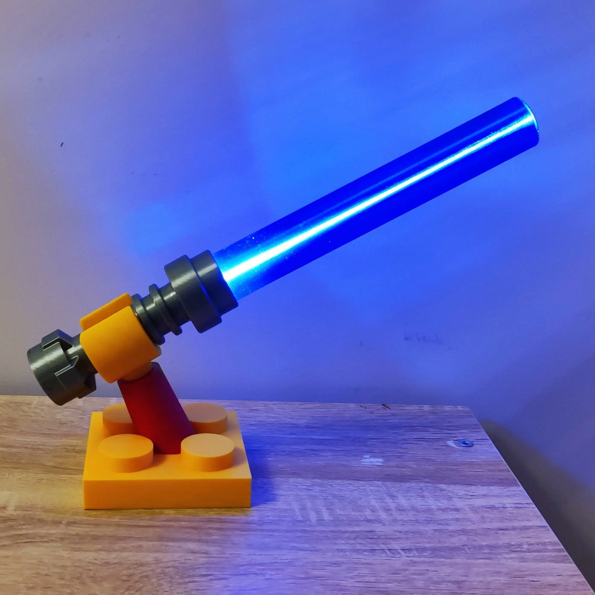 Lego Light Up Lightsaber with Stand using ******** LED Light