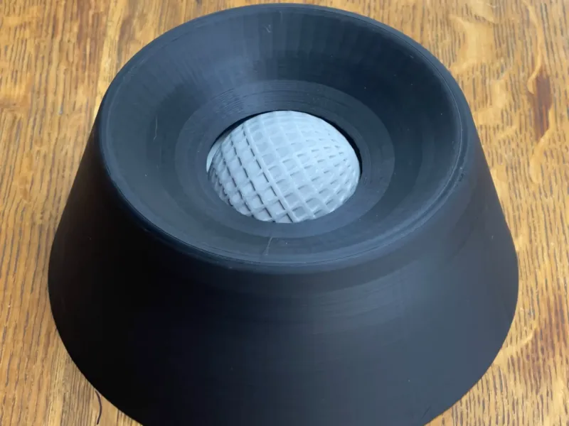 Large Dog Licking Bowl