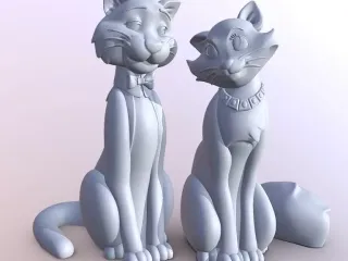 Duchess and Thomas - Aristocats