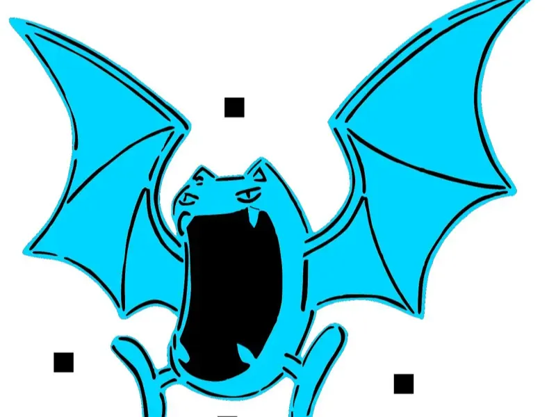 042 Pochoir Golbat