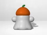 Pumpkin Hat Ghost - Halloween-4