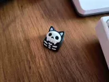 Catskull Halloween keycap - teclado mecánico-3