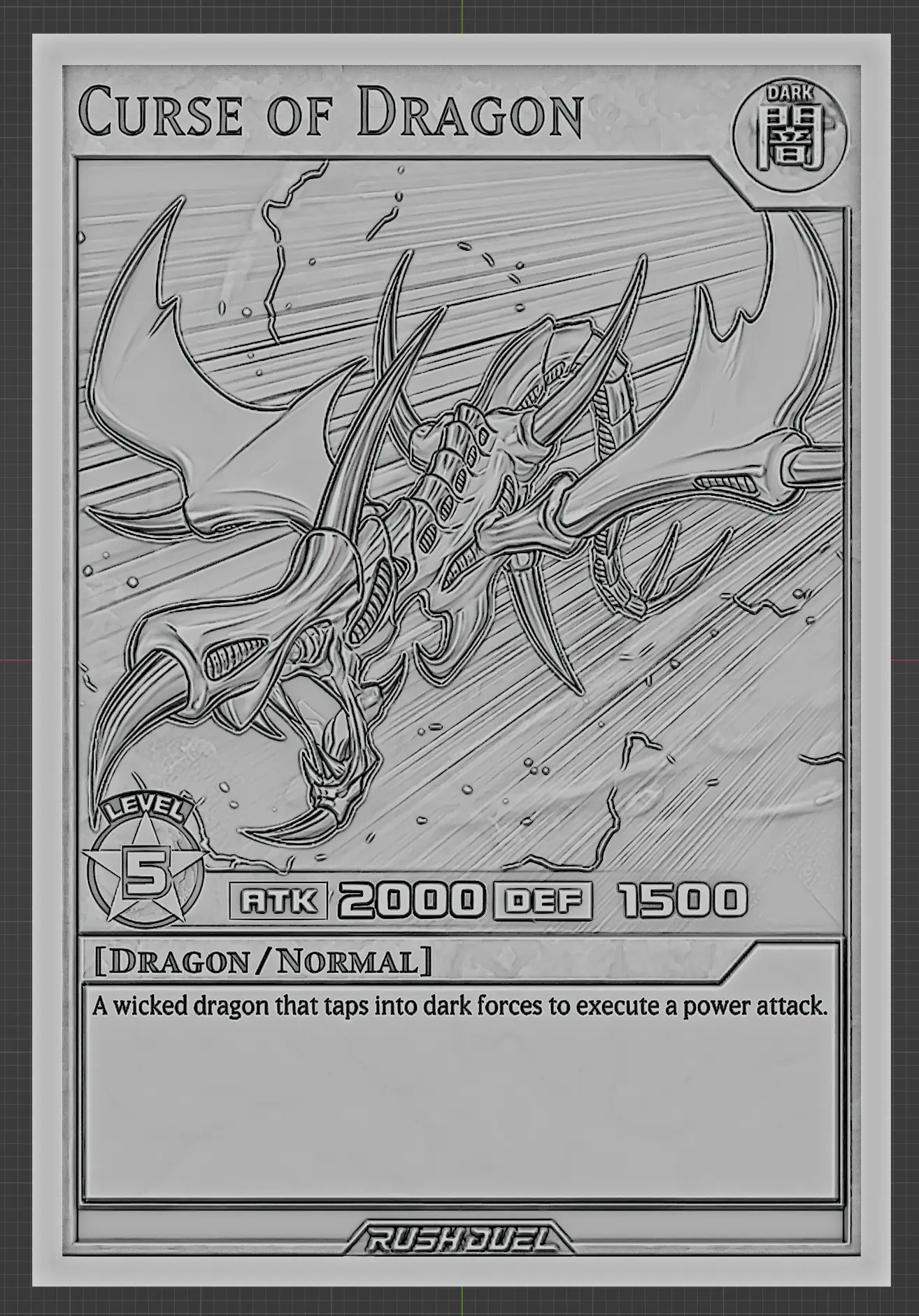 yugioh card curse of dragon Dragon, The Cursed - LDS1-EN118 - Ultra Rare The Legend of Blue Eyes White Dragon Card type Curse of Dragonmist by Ray-V-Xyz
