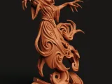 Spectral Wraith Ghost Statue | Gothic Fantasy Sculpture-2