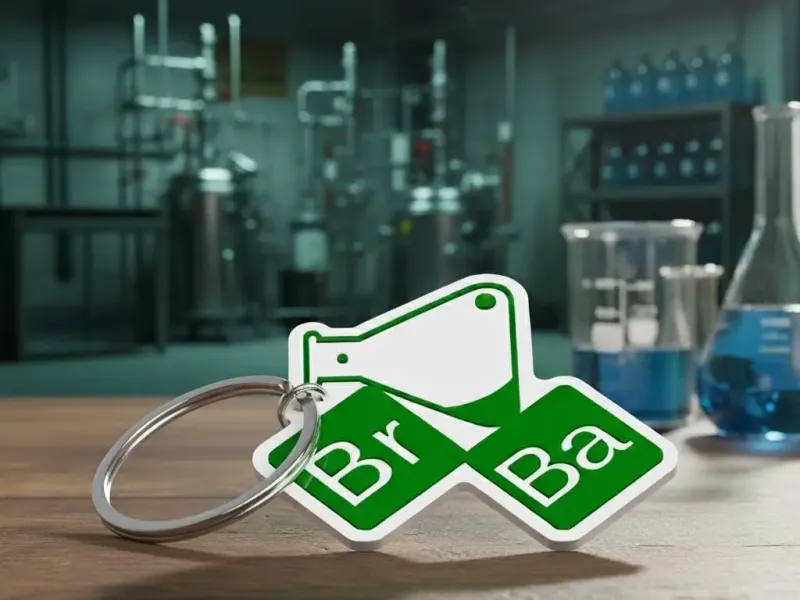 Llavero Breaking Bad con relieve