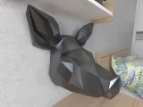 Pig Head Lowpoly Low poly-0