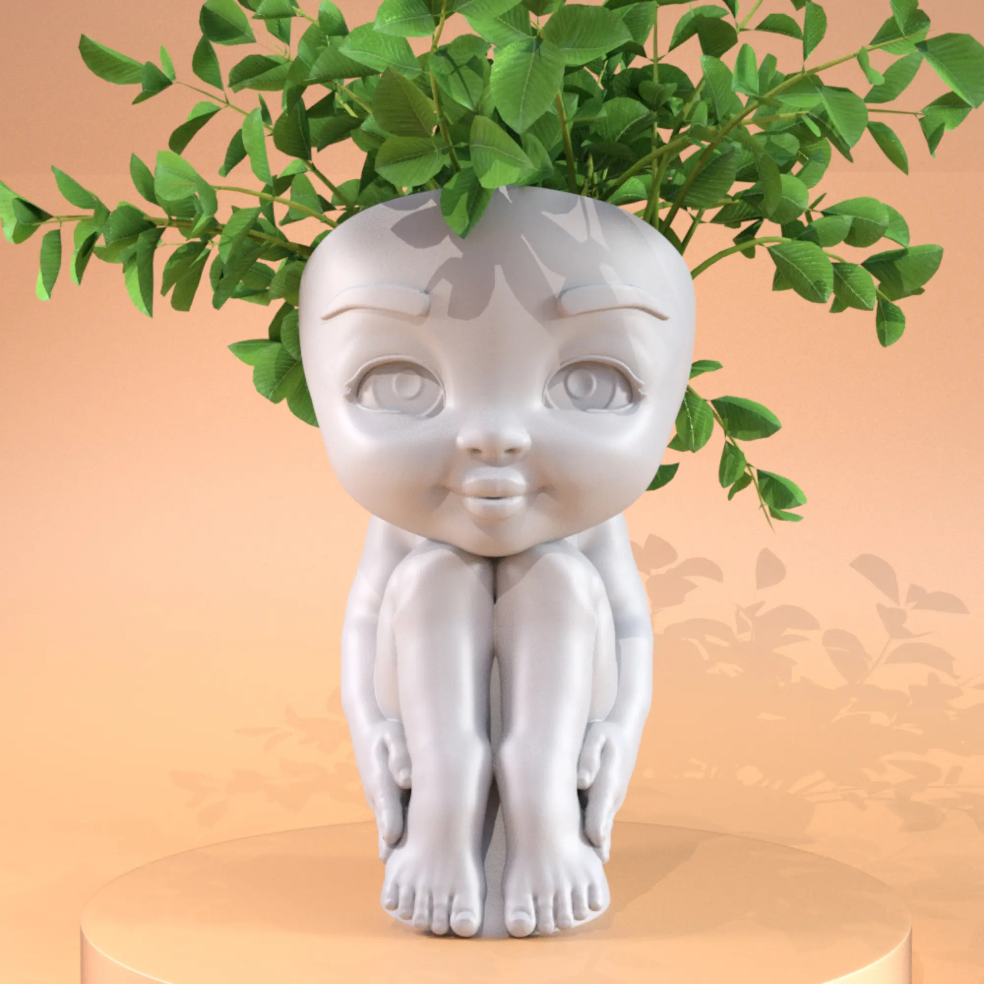 VASE- FLOWER POT ‘CUTE BABY’