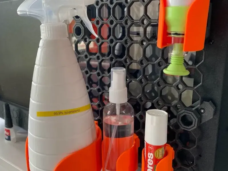 Multiboard bottle holders with open bottom in various sizes