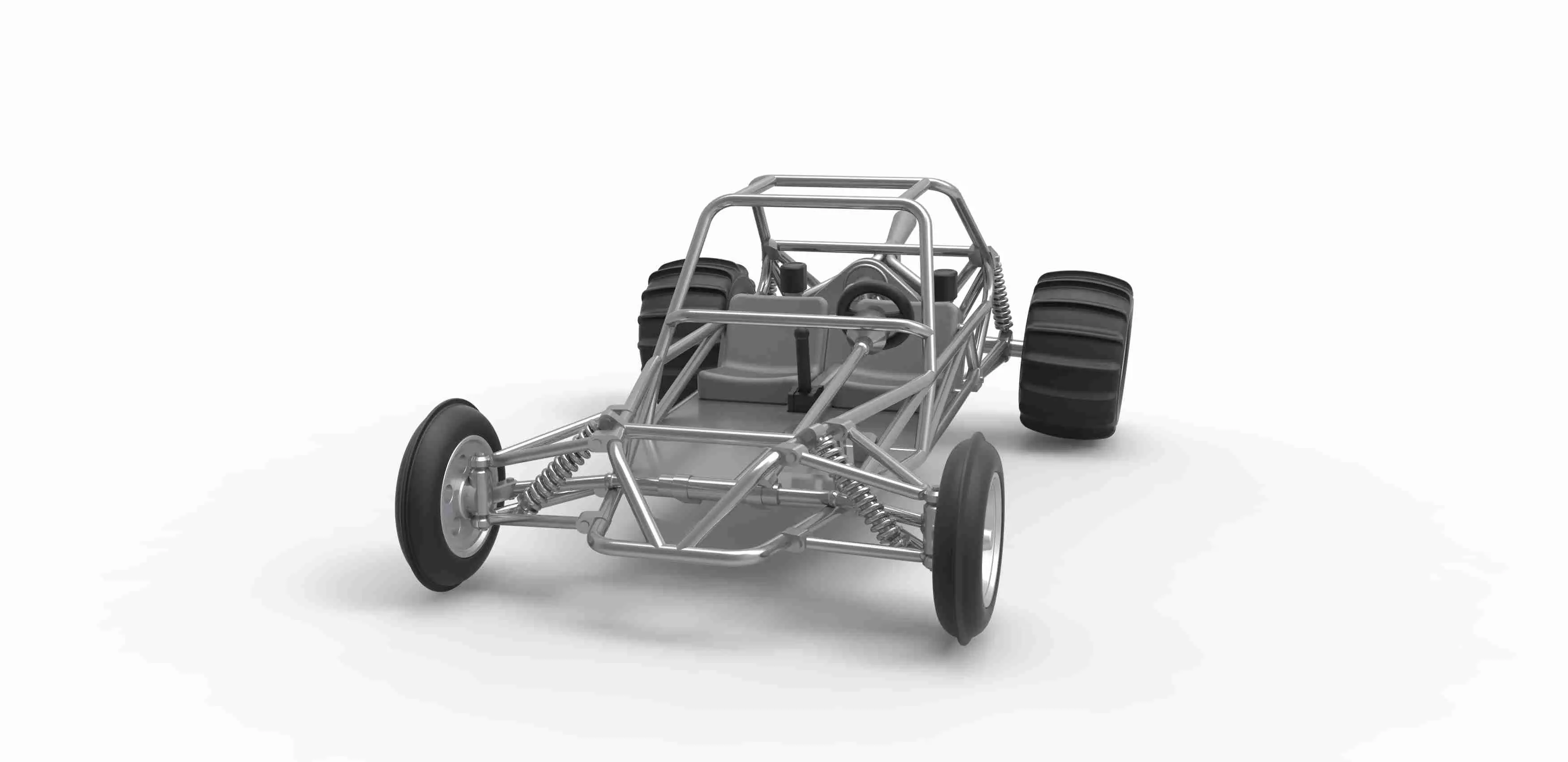 Diecast eski okul Kum Raylı buggy Versiyon 1 Ölçek 1:25