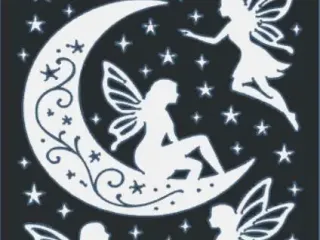 The Moon and the Fairies Wall art