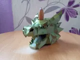 🐉 BackFlow Dragon Head Incense Burner with Skeleton Base💀-7