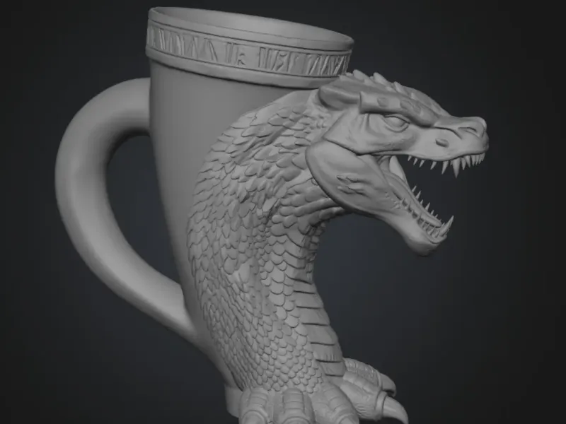 dragon drinking horn 4
