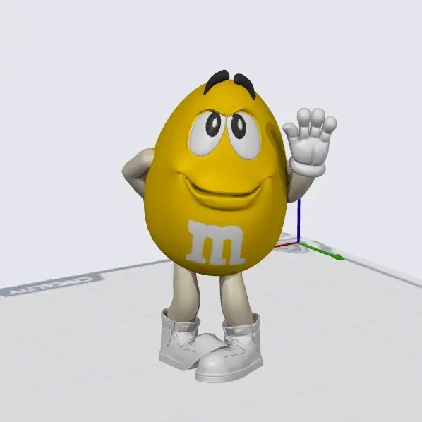 Yellow M&M character