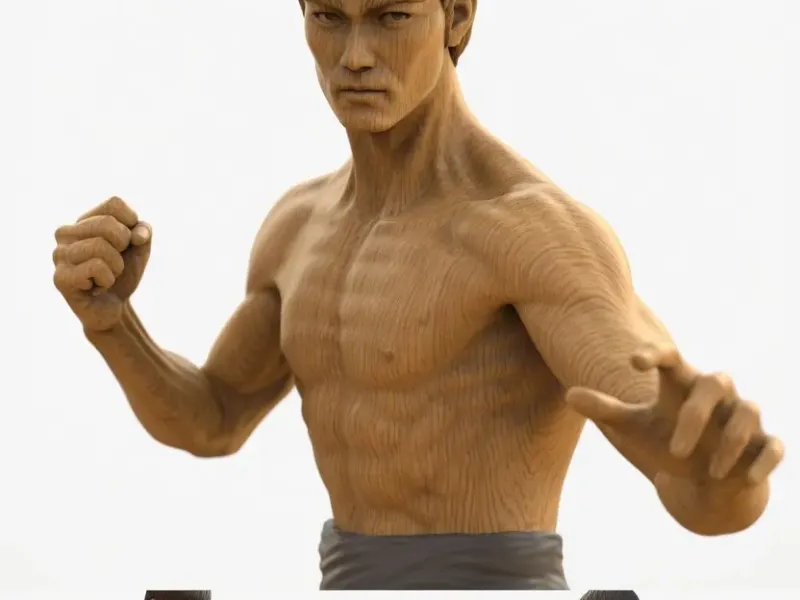 Bruce Lee figure