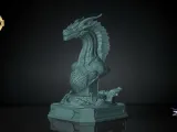 Seasmoke Bust STL  House of the Dragon 3D Print Sculpture-5
