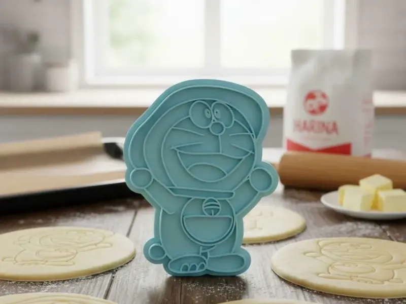 doraemon beach cookie cutter