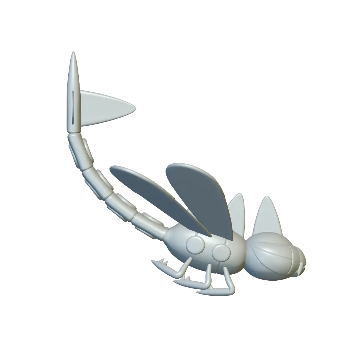 Pokemon Yanmega #469 - Ready for 3D Printing!