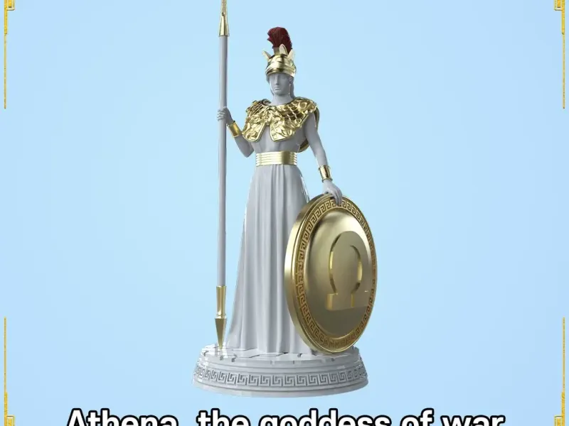 Athena the goddess of war