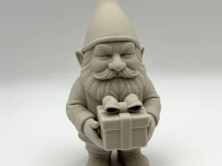 Garden Gnome with Present