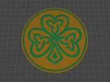 Celtic Shamrock Coaster-1