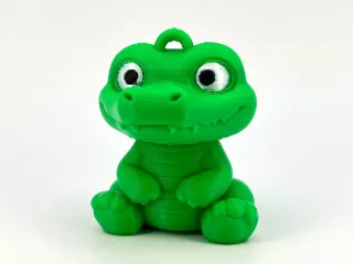 Baby crocodile keychain and basic ornament