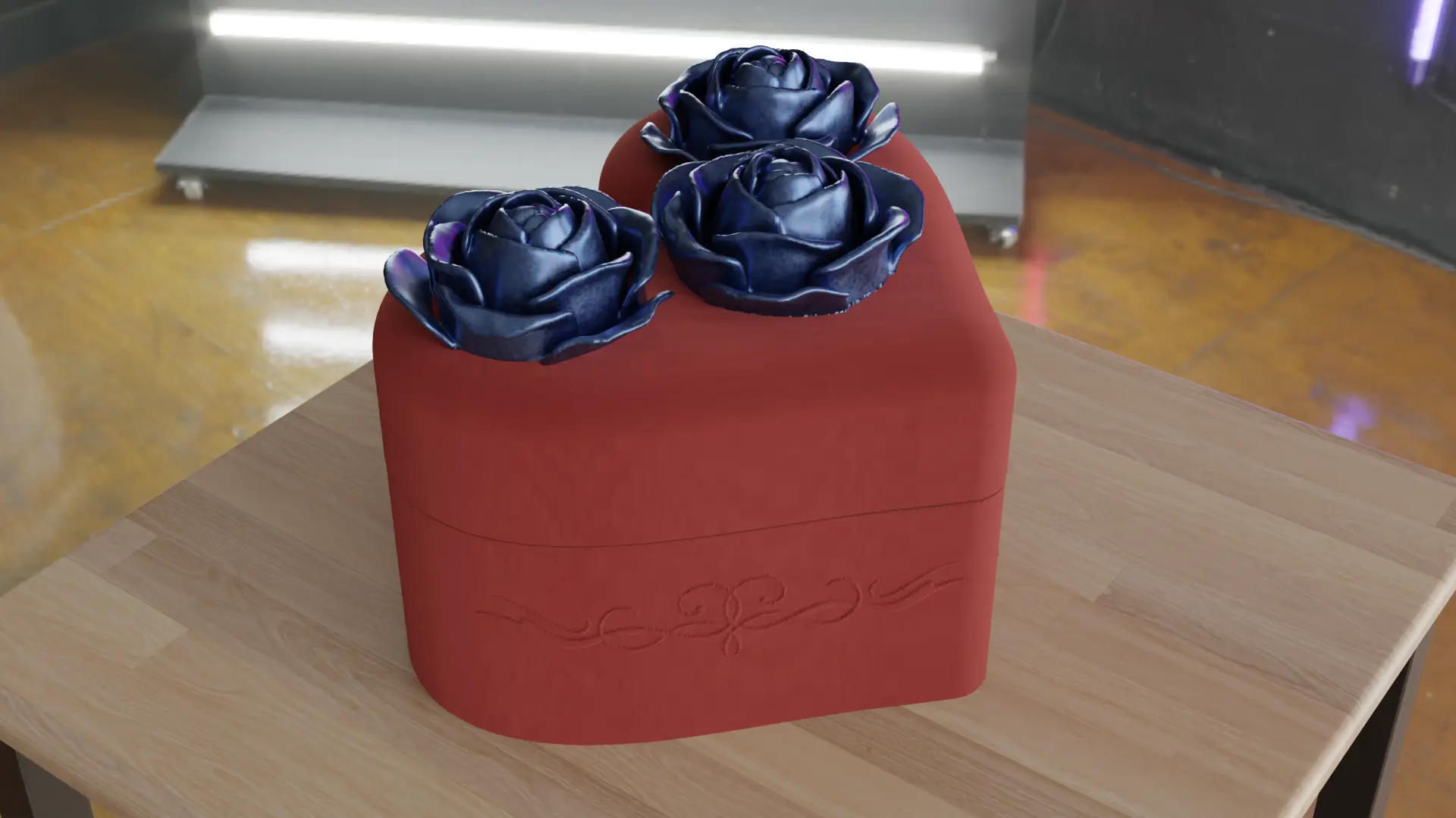 Heart-shaped Rose Box