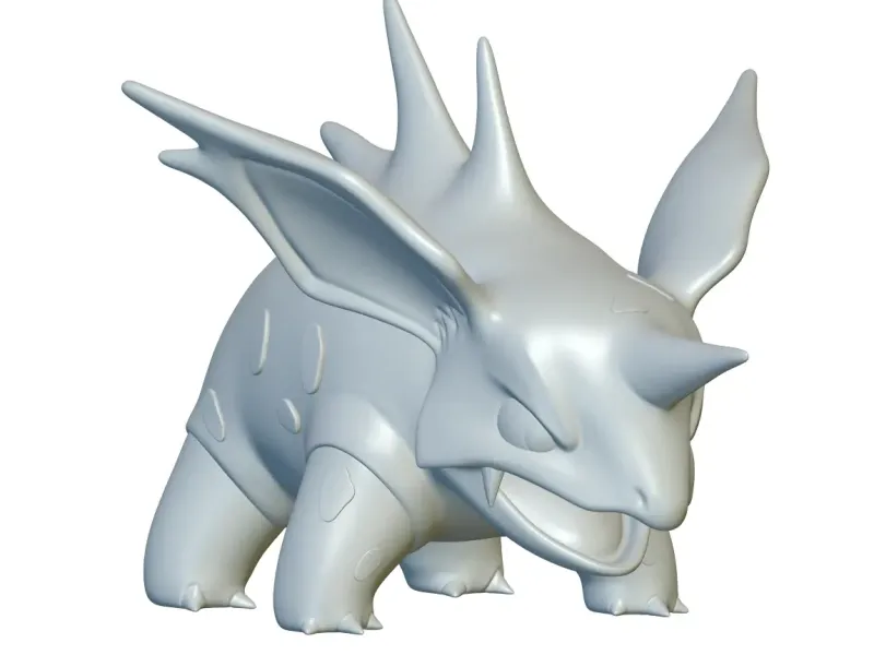 Pokemon Nidorino #33 - Ready for 3D Printing!