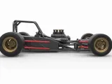 Diecast Supermodified front engine race car Base Scale 1:25-7