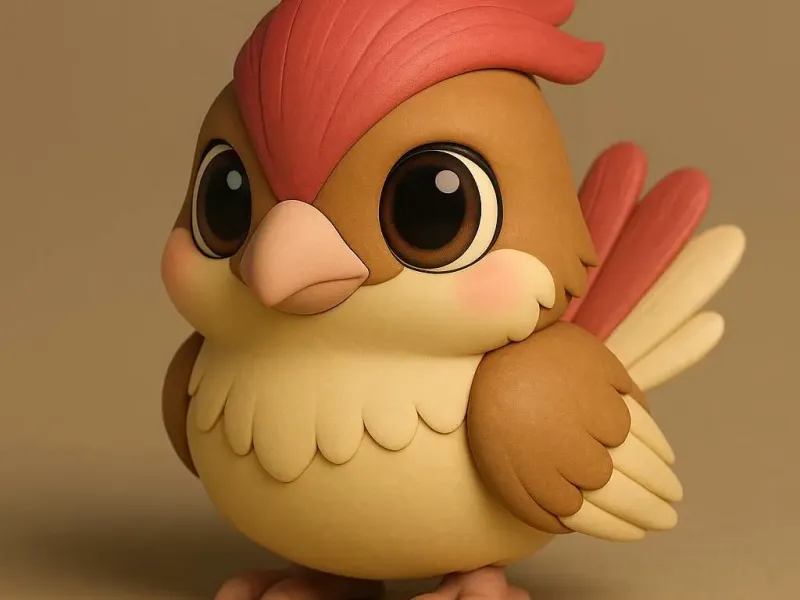 Pidgeotto Pokemon Chibi