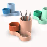 Desktop Pen Holder, 3D Organizer; Pen, Brush & Small Office