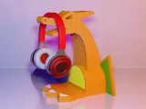 Charizard Geometric – Headphone Stand-5