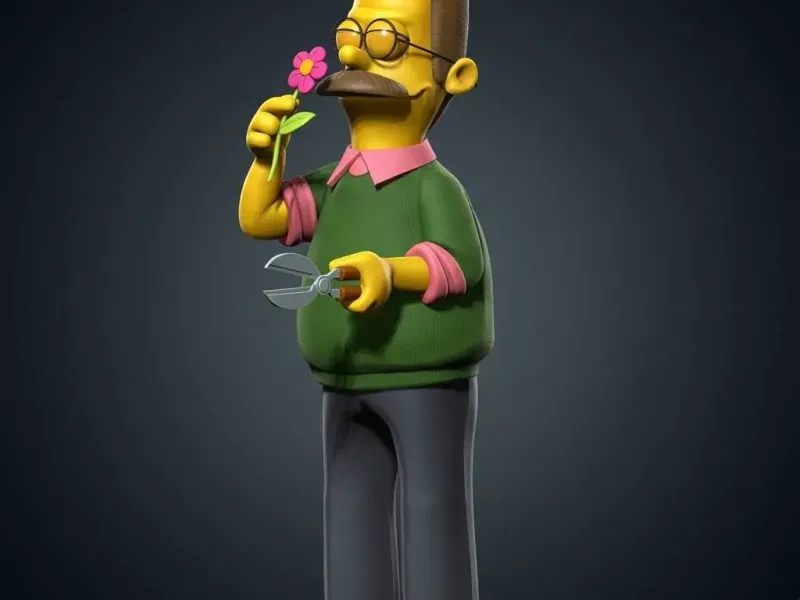 Ned Flanders - The Simpsons Fanart